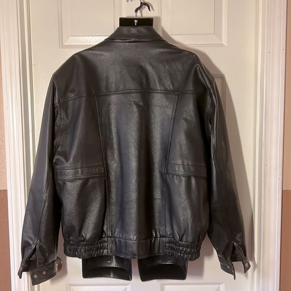 Cellini Men XL Black Leather jacket - Picture 6 of 13